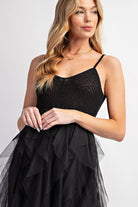 AVAH-Tulle Temptation Crochet Dress