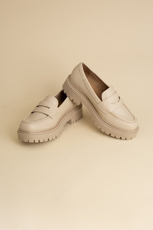 Forever Graceful Eureka Loafers - Bone-Avah