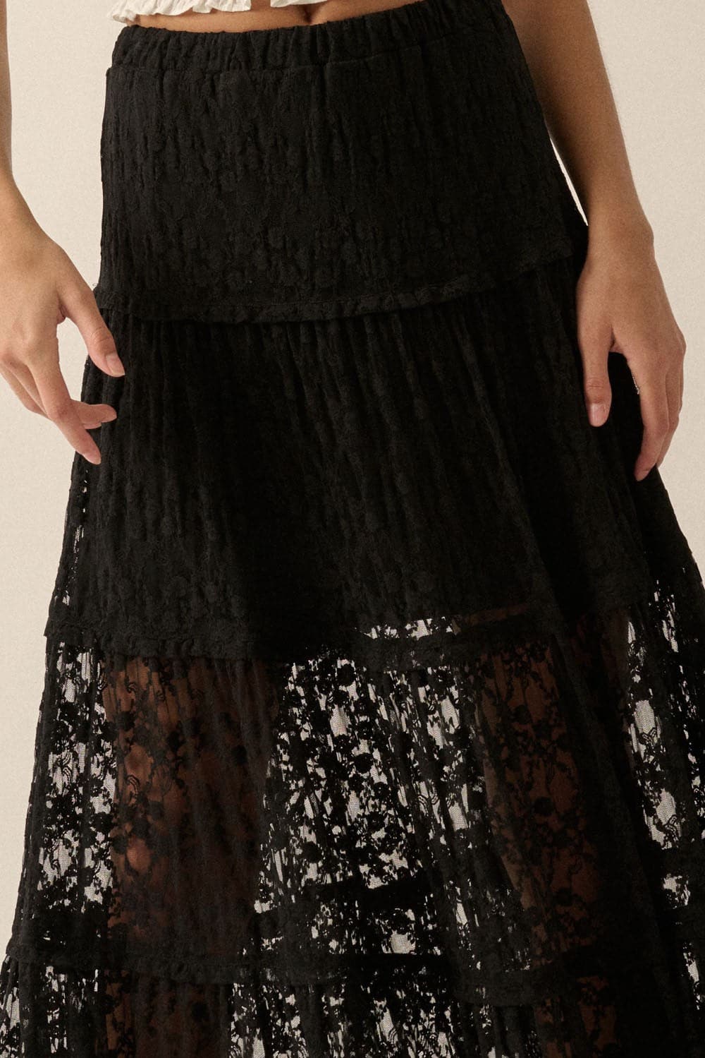 AVAH-Coastal-Shadows-Lace-Mesh-Maxi-Skirt-Black