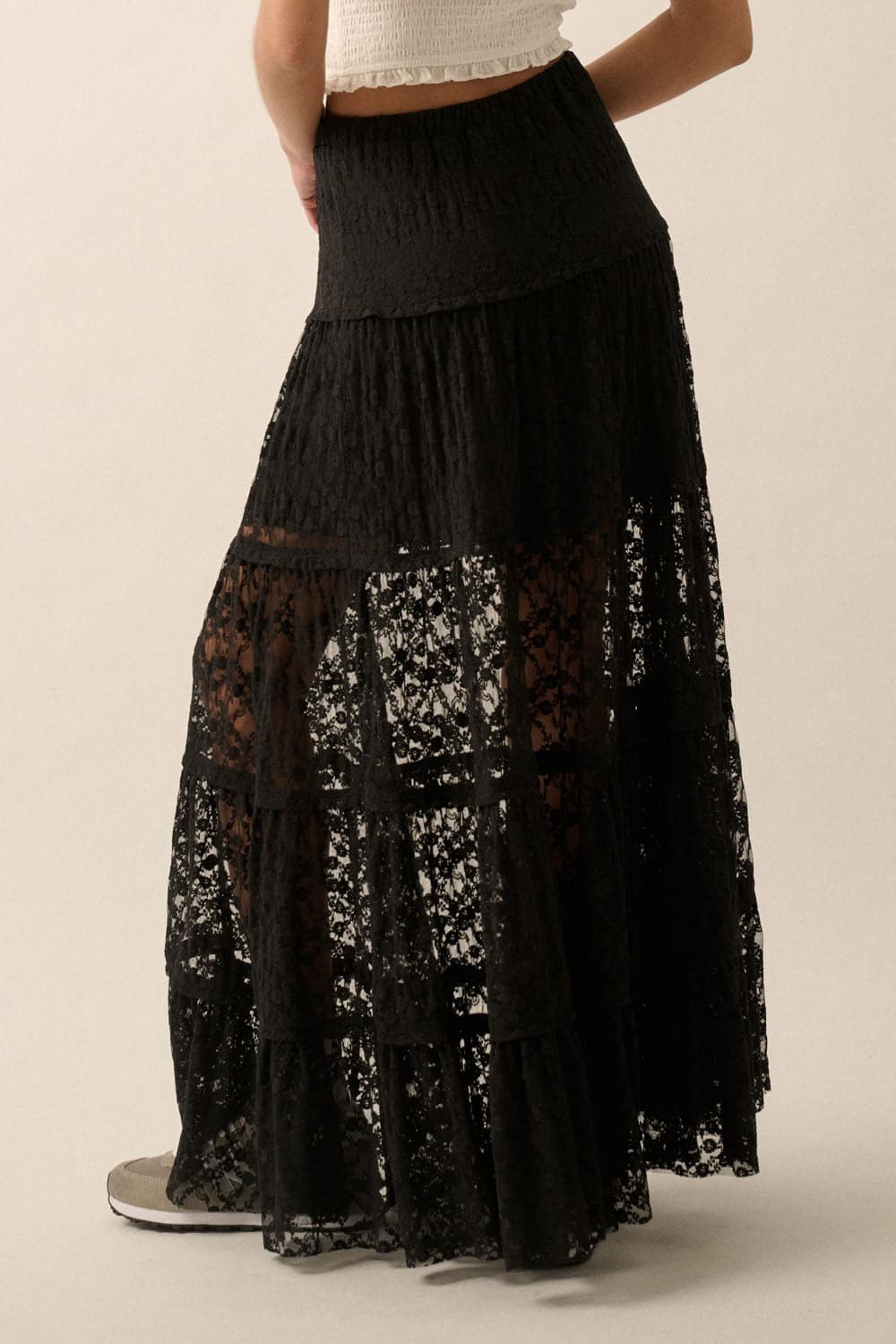 AVAH-Coastal-Shadows-Lace-Mesh-Maxi-Skirt-Black