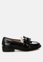 ARAMINTA Classic Chunky Bow Loafers-5