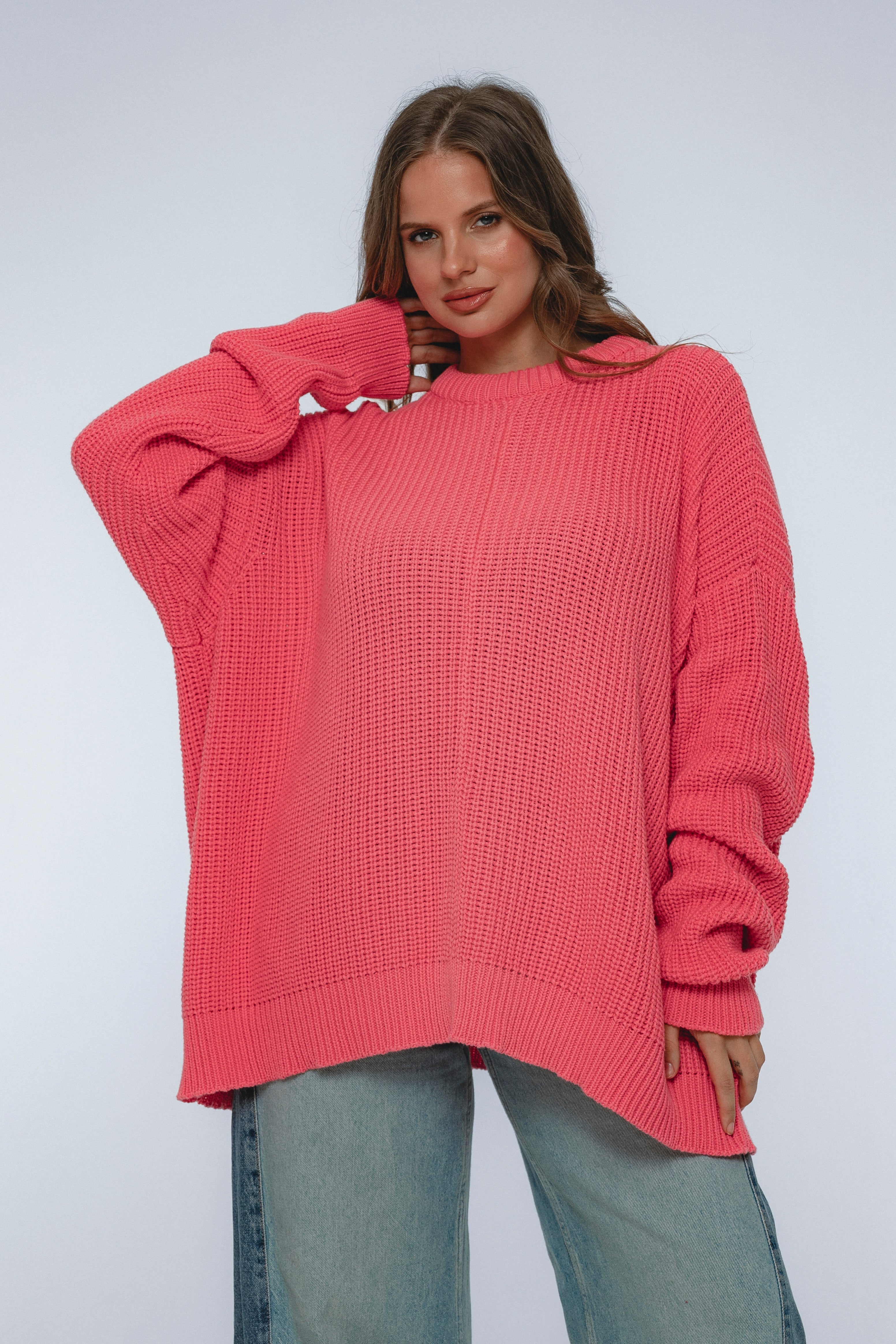 Cloud Nine Long Sleeve Cotton Sweater
