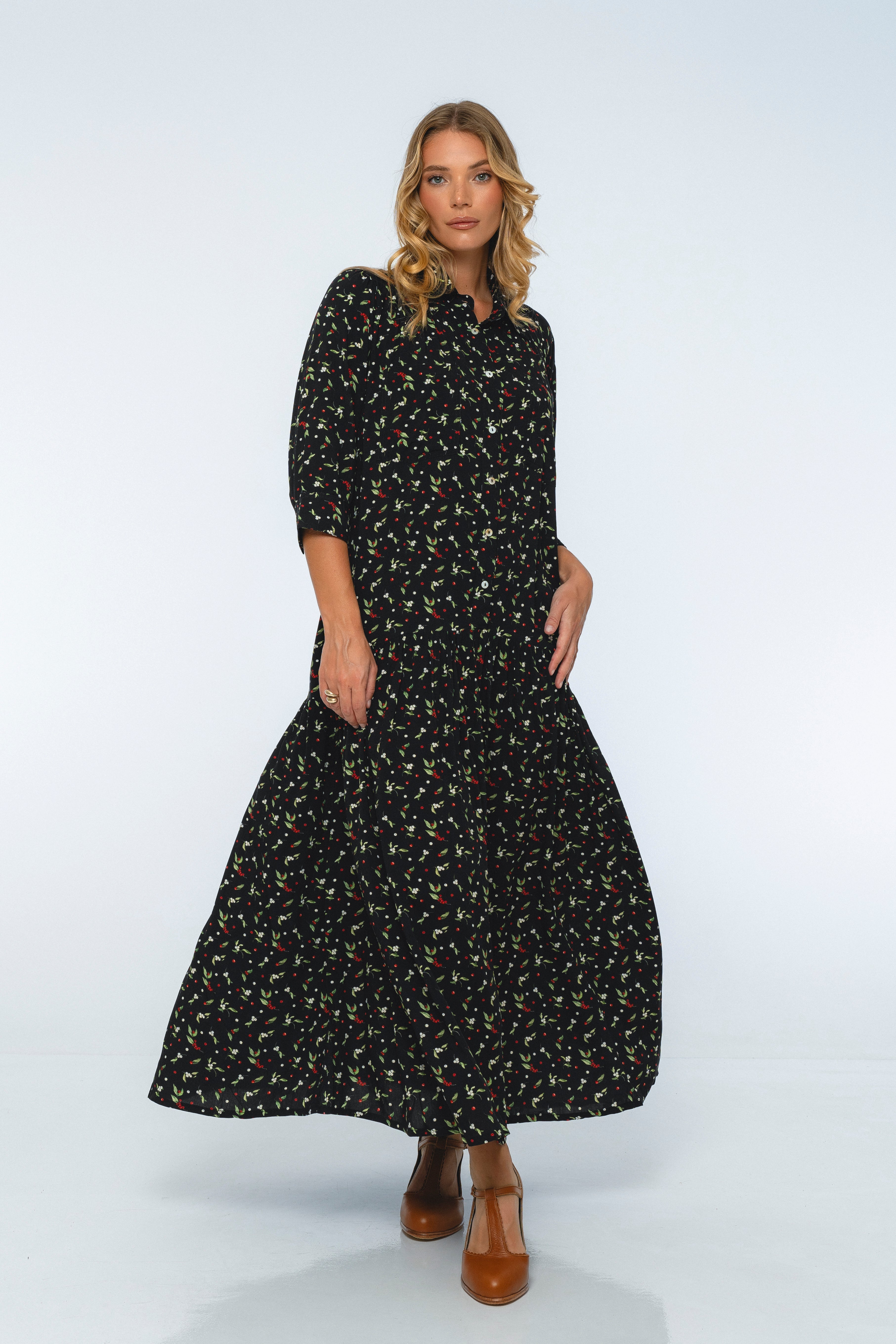 Colette Long Sleeve Shirt Dress
