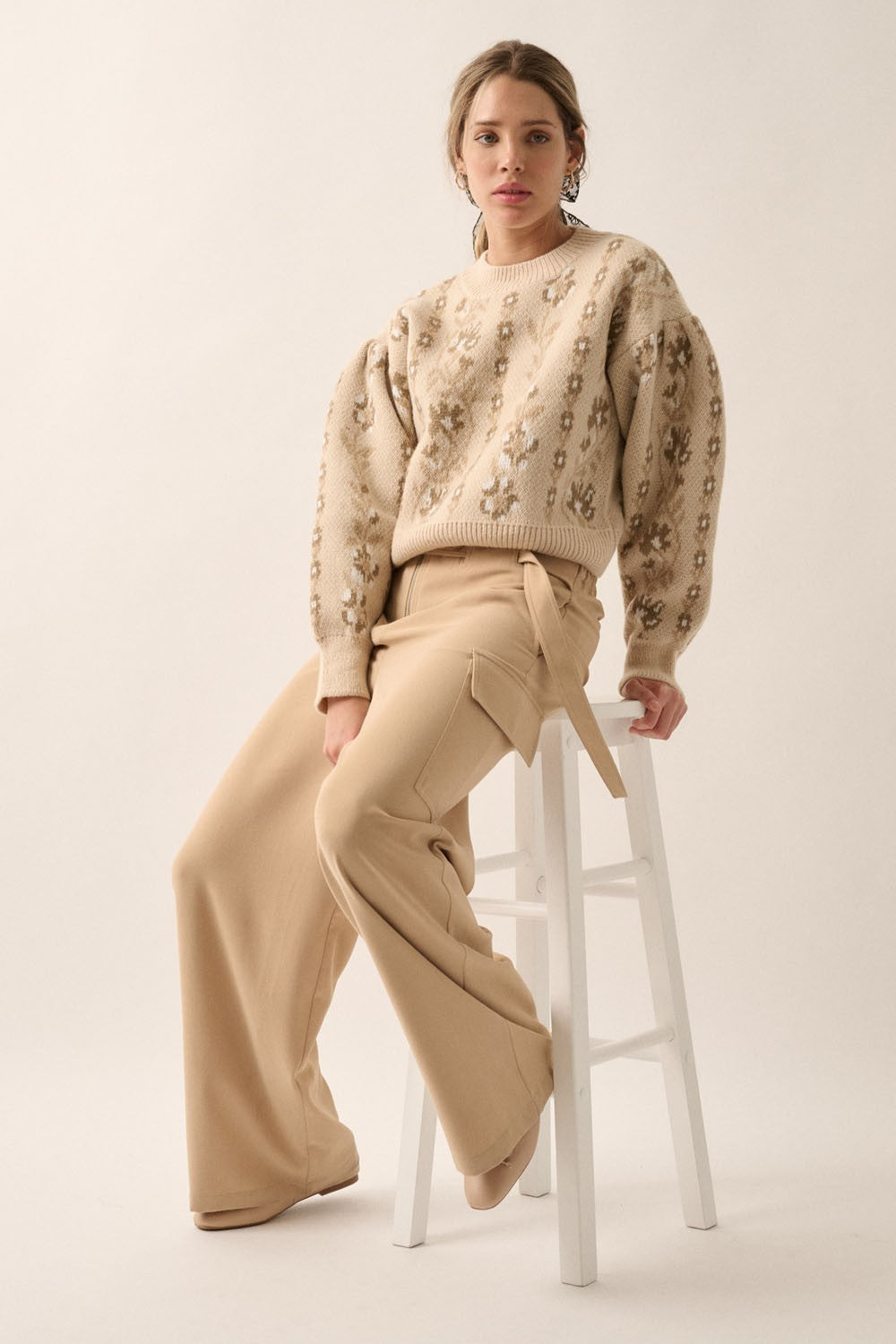 Floral-Daydream-Long-Sleeve-Knit-Sweater-Cream-Beige-Avah