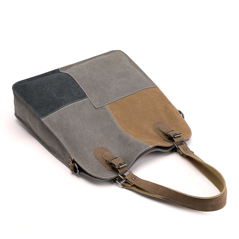 Everything You Need Color Block Messenger Bag with crossbody strap