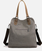 Everything You Need Color Block Messenger Bag with crossbody strap back view