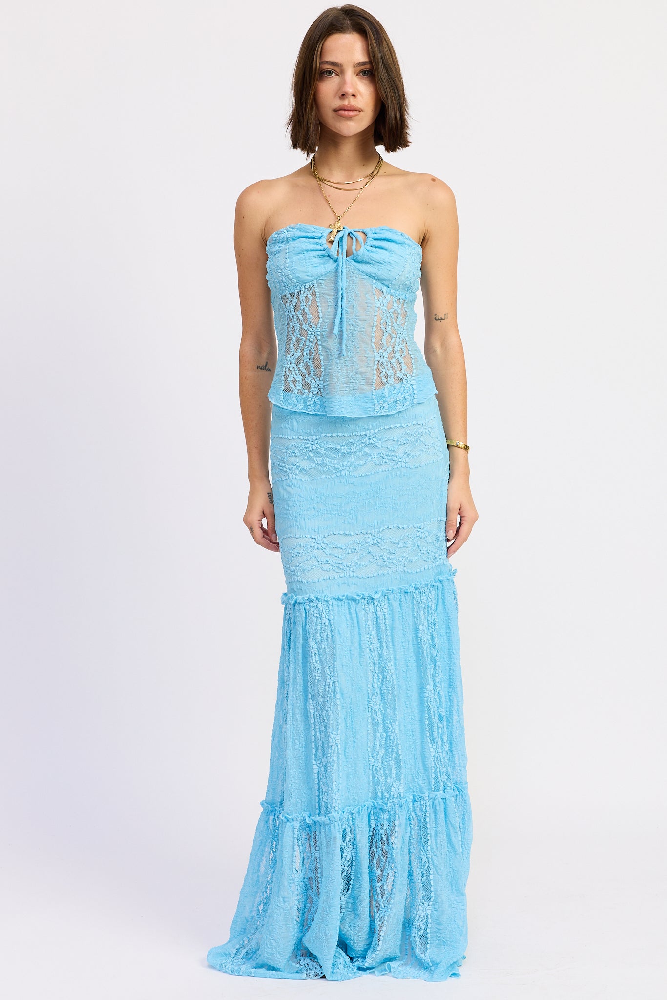 Lover's Lane Lace Maxi Skirt.