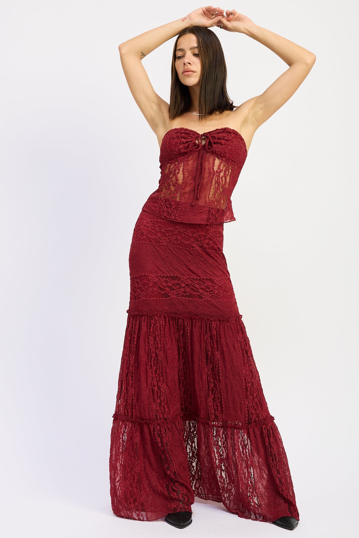 Lover's Lane Lace Maxi Skirt.