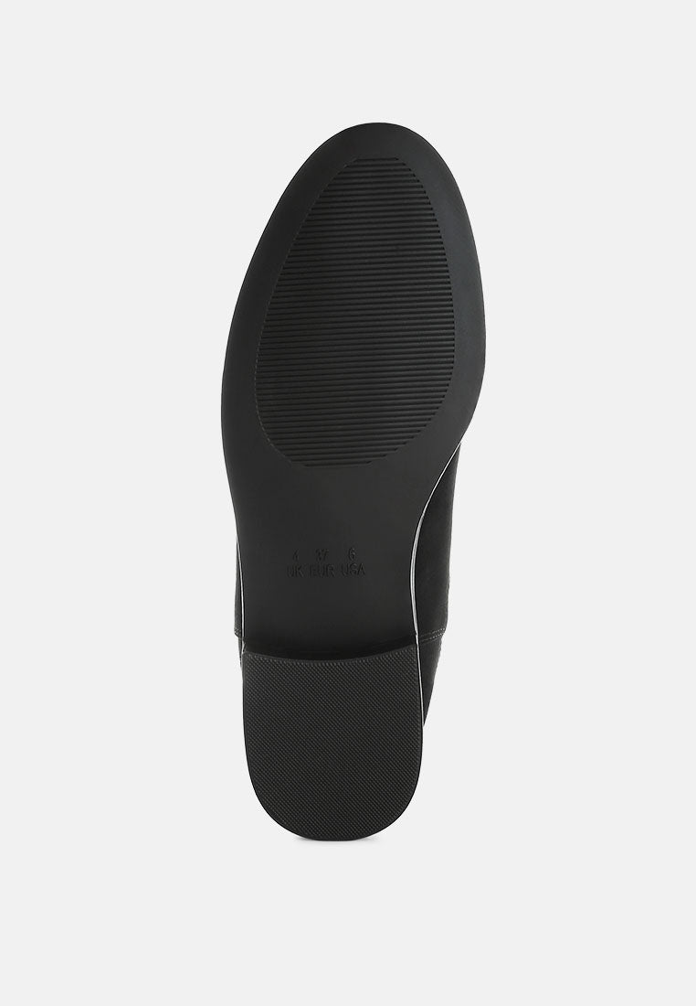 Black shoe sole on a white background