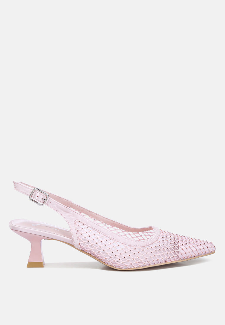 Siev Rhinestone Slingback Mules-5