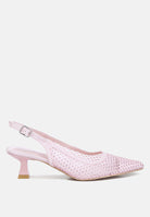 Siev Rhinestone Slingback Mules-5