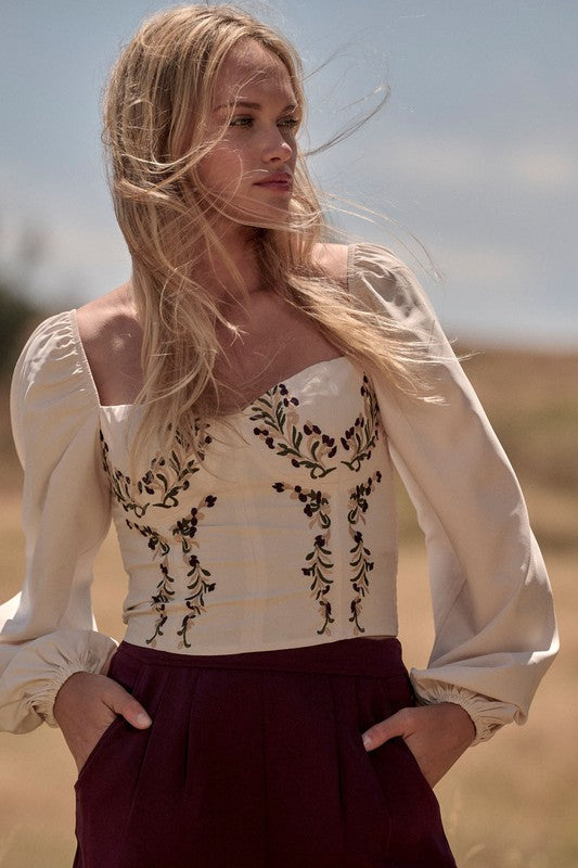 Romantic-Bloom-Sweetheart-Neck-Embroidered-Top-Cream-Avah