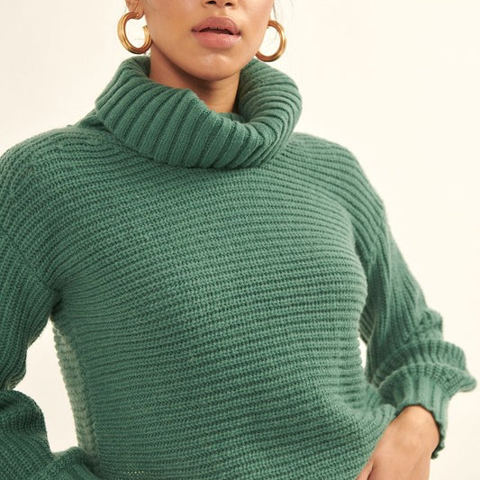 Tranquil-Grove-Long-Sleeve-Turtleneck-Sweater-Green-Avah