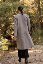 Urban Empress Calf-Length Overcoat - Gray-Avah