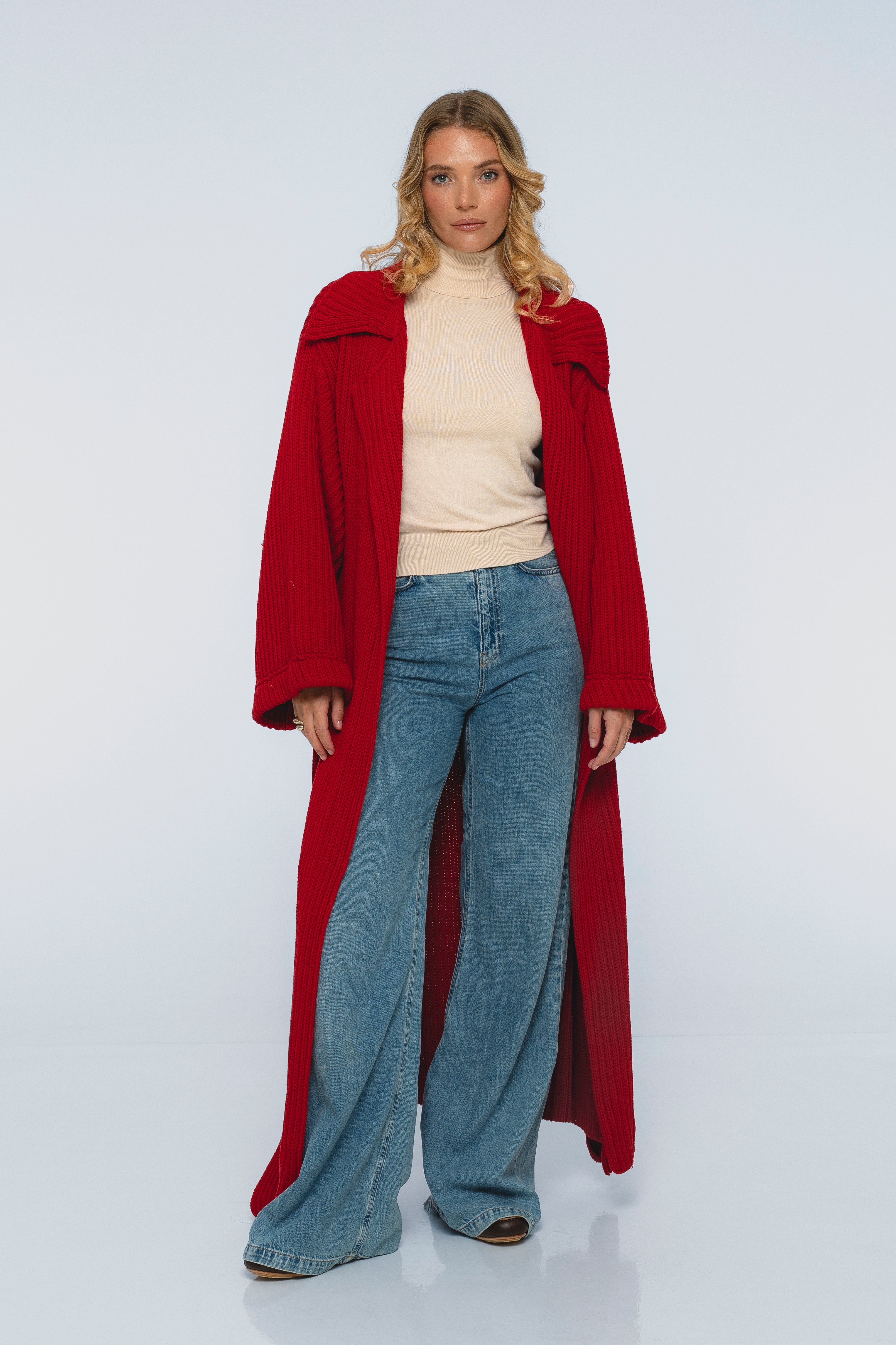 Warm Night Long Knitted Coat