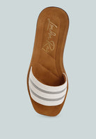 Zosaya Faux Zipper Detail Slip Ons-3