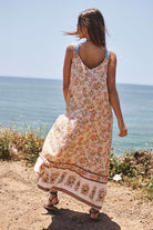 Breezy Blossom Sleeveless Floral Maxi Dress