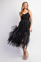 AVAH-Tulle Temptation Crochet Dress