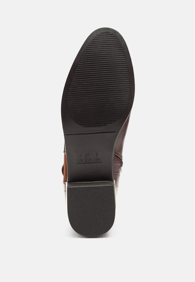 Brown leather shoe sole on a white background
