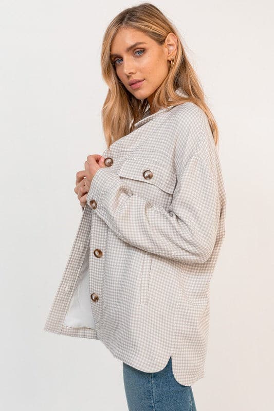 AVAH-Gizelle Oversized Jacket With Pocket Detail