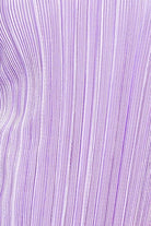 Avah Couture - Step out in style with this lettuce hem colorful mini dress with delicate tie shoulder straps, a v-neckline, and a ribbed texture. It features an on-trend lilac purple or lime green color palette that’s perfect for the season! Pair this dress with your favorite wedge heels or sandals to complete the look.  Ribbed Sleeveless V-neck Tie straps Lettuce hem Mini length- Lilac Purple