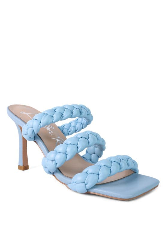 The high bae pointed heel braided sandals are a great choice for your next adventure. These square toed sandals feature 3 rich faux leather braided straps on the mid rise heel, making them comfortable and trendy. With delightful color options to choose from, you can take these beauties anywhere! Avah Couture