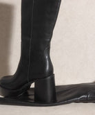 The Sadie Platform Knee High Boots are seriously cool. This pair is tall, slim cut, placed on a chunky heel, and ready for anywhere you want to go. With a minimalist style, these boots will have you feeling vintage and retro everywhere you go. Wear them with anything from dresses and jeans to skirts, shorts or your favorite legging. 