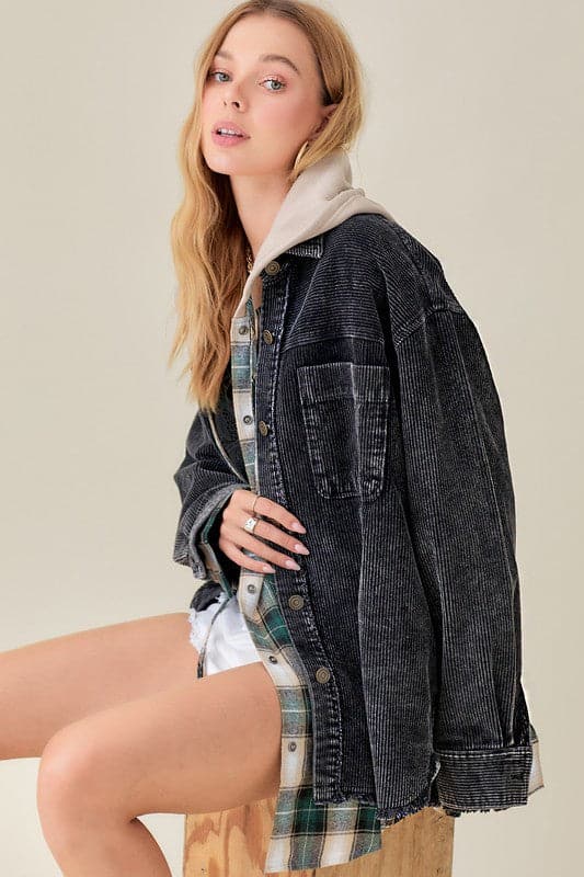 Maddie Oversized Corduroy Jacket - Available in 4 Colors