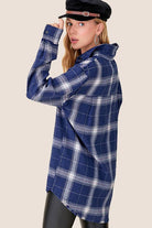 Your new favorite flannel! This oversized checkered plaid shirt is an essential top to add to your closet. Featuring a nice, oversize silhouette and subtle distressing at the sleeves and hemline. This plaid flannel shirt has long sleeves, full button front and will add effortless style to your wardrobe. Great paired with everything from denim to trousers, this comfy flannel shirt is great for loungewear days or weekend wear!  Avah Couture