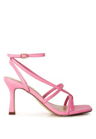 AVAH-Be Patient Strappy High Heel Sandals-Pink