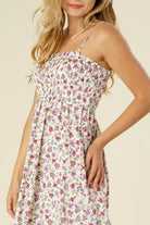 Floral Maxi Dress Smocked Cami-Avah Couture