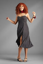 AVAH-Life by Design Black Polka Dot Dress