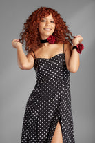 AVAH-Life by Design Black Polka Dot Dress