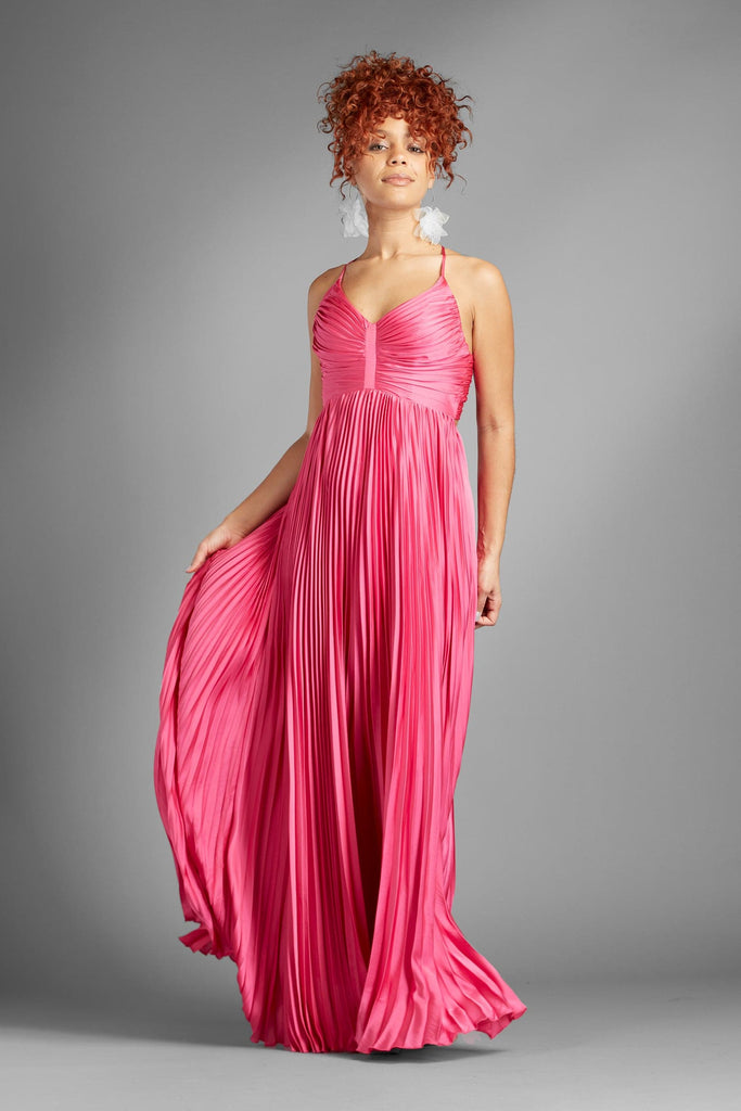 Avah-Couture-Dreaming-a-Dream-Bright-Pink-Pleated-Maxi-Dress