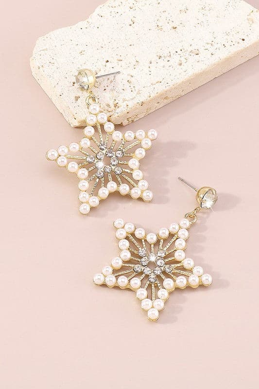 Make-A-Wish-Pearl-Star-Dangle-Earrings-Avah-Couture