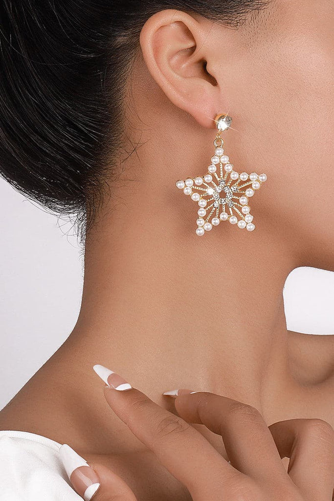 Make-A-Wish-Pearl-Star-Dangle-Earrings-Avah-Couture