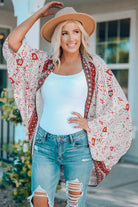 Pacific Coast Mixed Print Kimono - AVAH