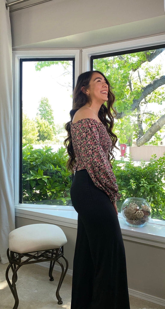 Amanda Foral Crop Top - Avah Couture