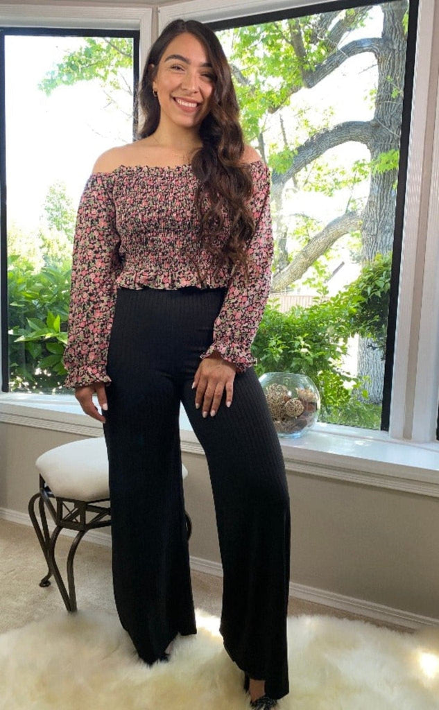 Amanda Foral Crop Top - Avah Couture