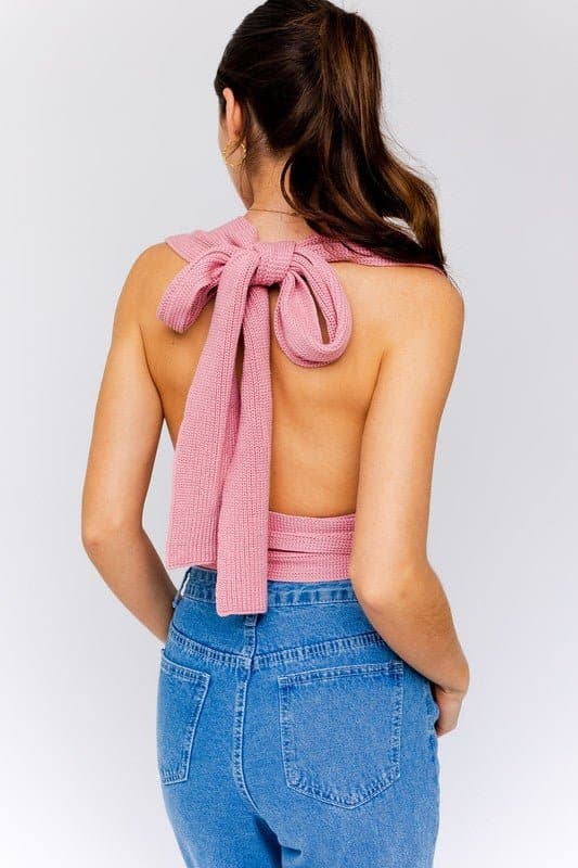 Anyway You Want It Convertible Tank-Pink - Avah Couture