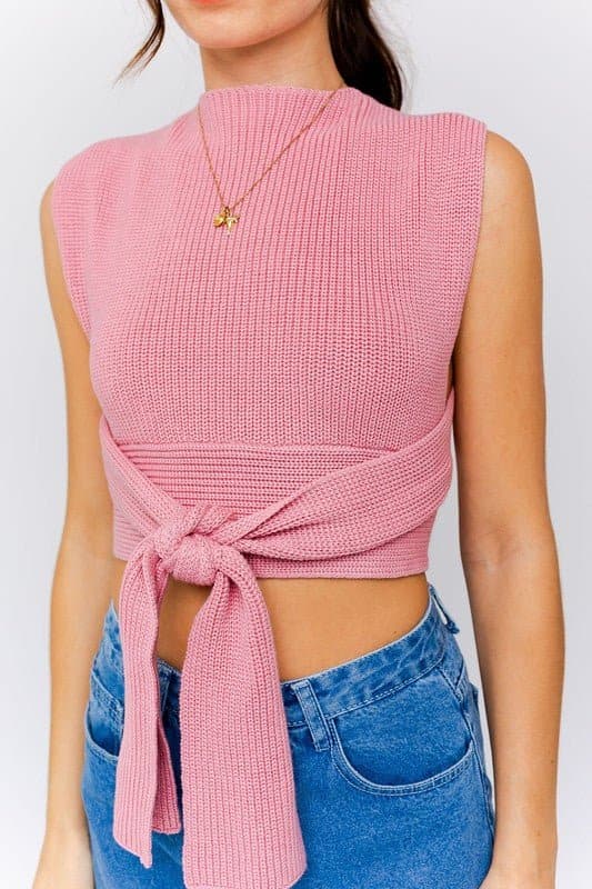 Anyway You Want It Convertible Tank-Pink - Avah Couture