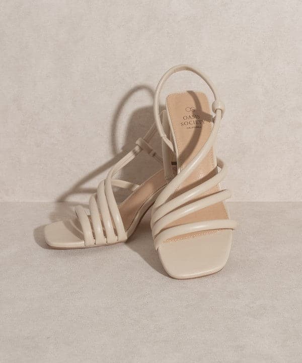 Ashley Wooden Heel Sandal - Avah Couture