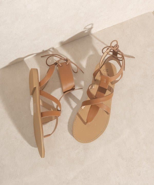 Blaze Lace Up Sandal - Avah Couture