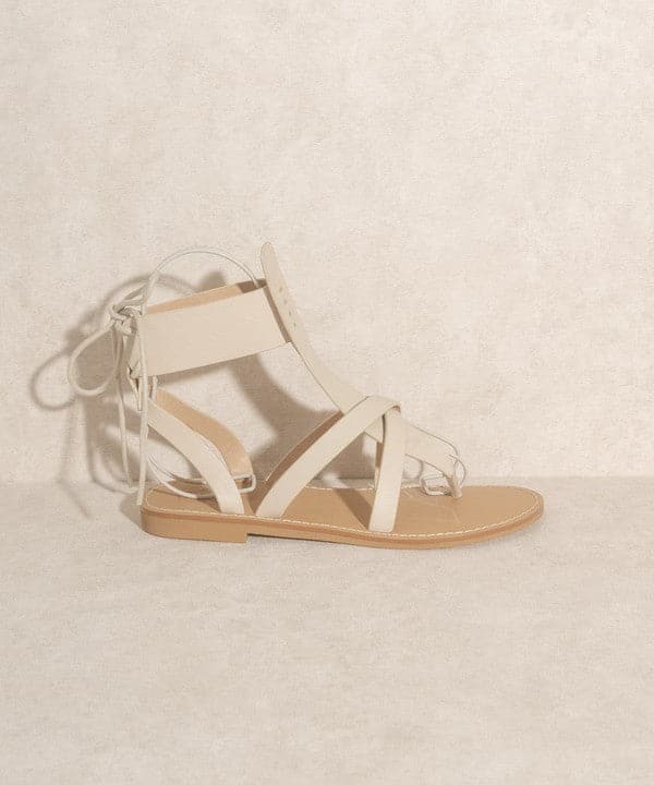 Blaze Lace Up Sandal - Avah Couture