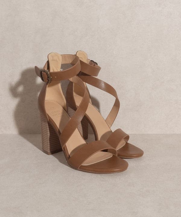 Kimberly Strappy Sandal Heel - Avah Couture