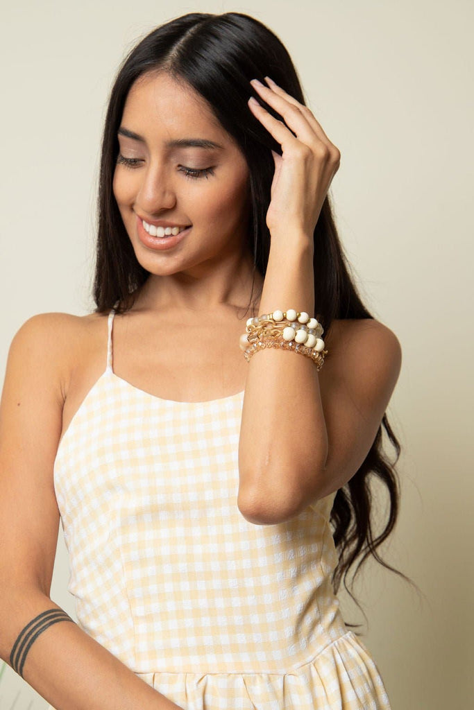 Kiss Me Buttercup Yellow Gingham Maxi Dress - Avah Couture