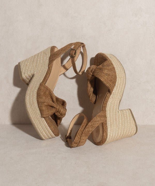 Mackenzie Espadrille Wedge Sandal - Avah Couture