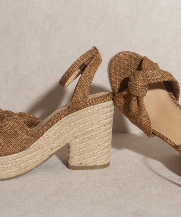 Mackenzie Espadrille Wedge Sandal - Avah Couture