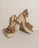 Mackenzie Espadrille Wedge Sandal - Avah Couture