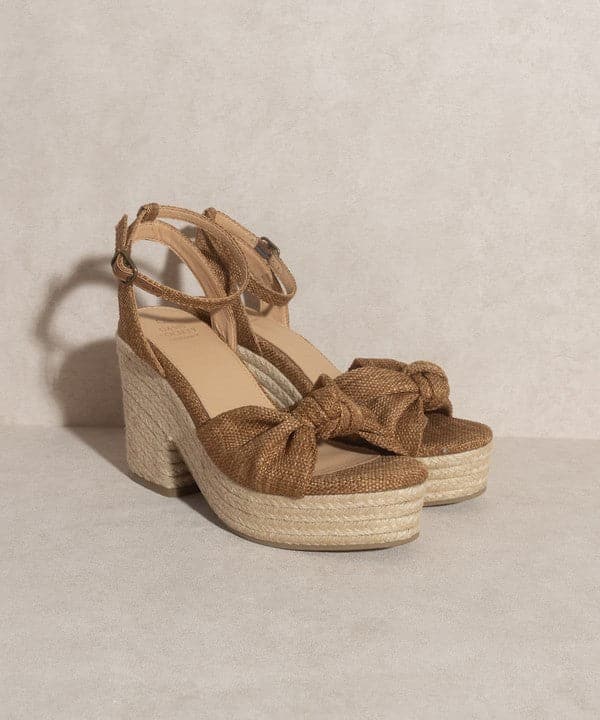 Mackenzie Espadrille Wedge Sandal - Avah Couture